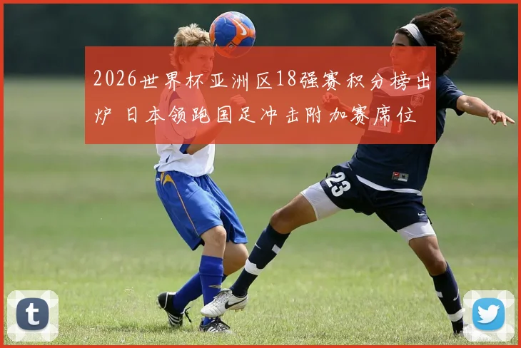 2026世界杯亚洲区18强赛积分榜出炉 日本领跑国足冲击附加赛席位